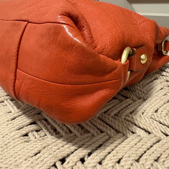 Coach Ashley 2012 Leather Burnt Orange Leather Tote/Carryall - Picture 5 of 11